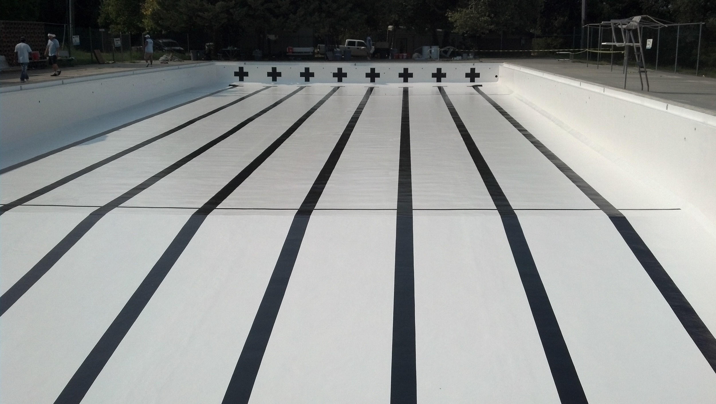 Completed Fiberglass Resurfacing with Advanced-Glass