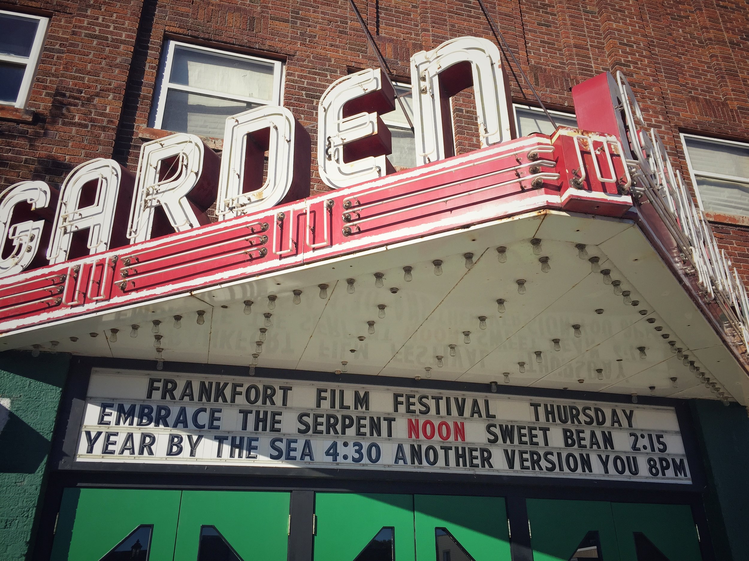 The Garden Theater In Frankfort Michigan