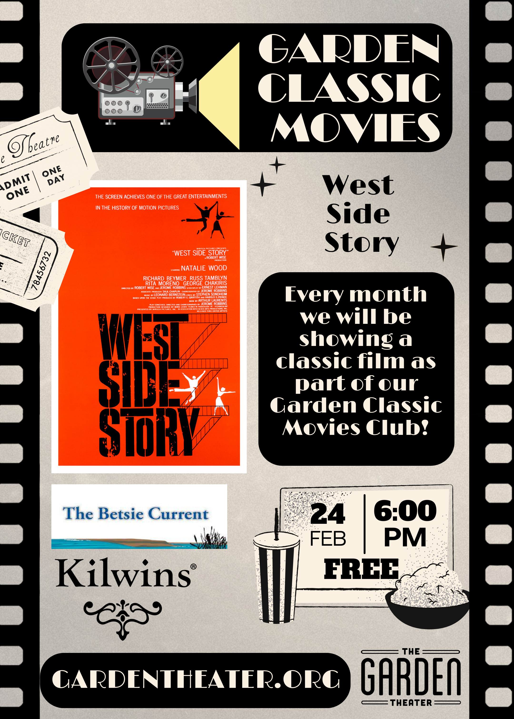 West Side Story - Black Retro Movie Night Poster.png