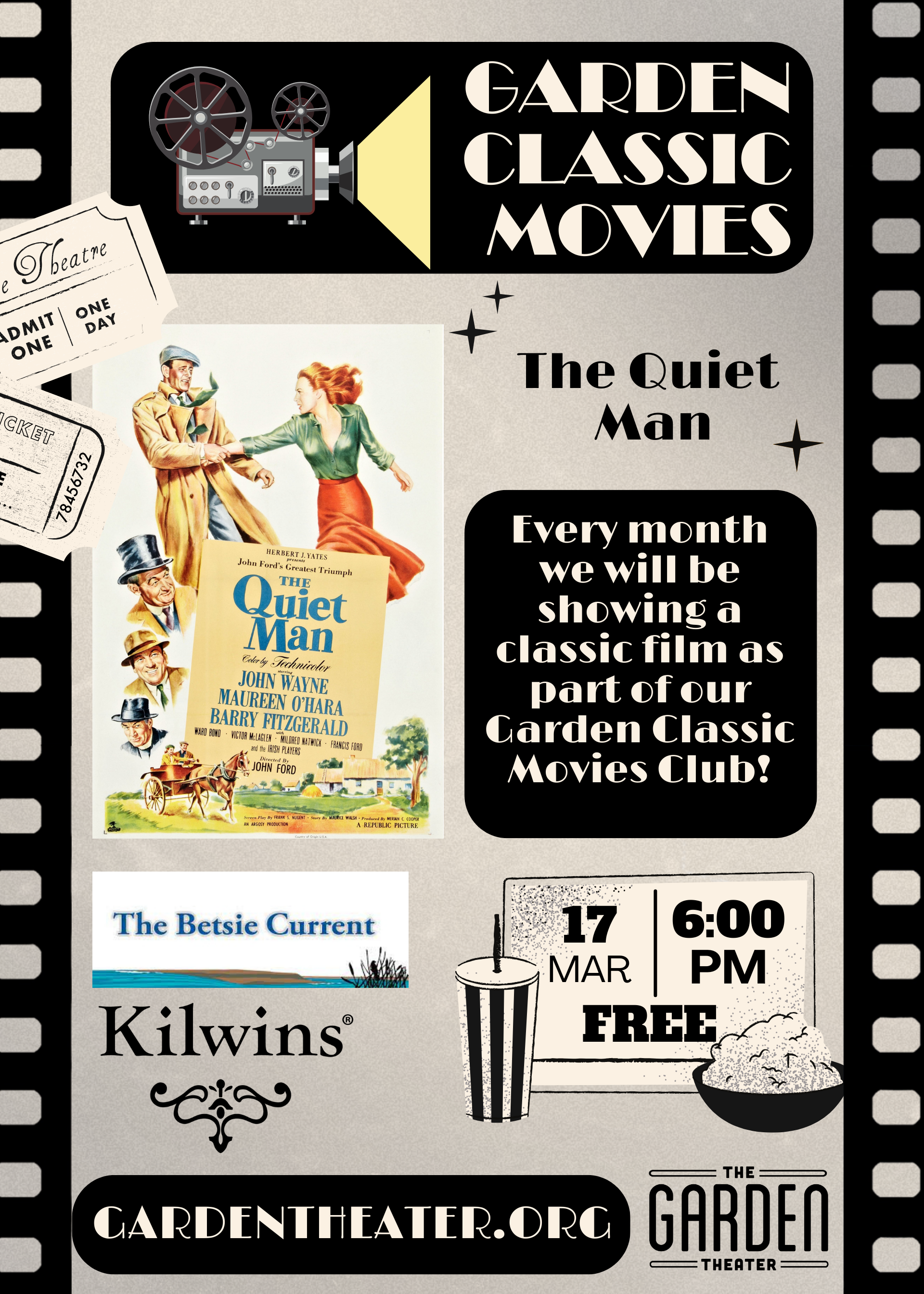 THE QUIET MAN - Black Retro Movie Night Poster.png