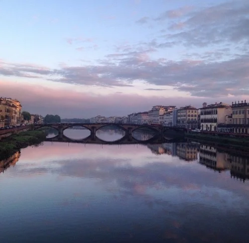 Early morning walks along the Arno