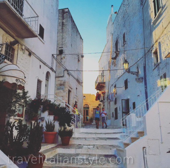 The breathtaking "white city" of Ostuni
