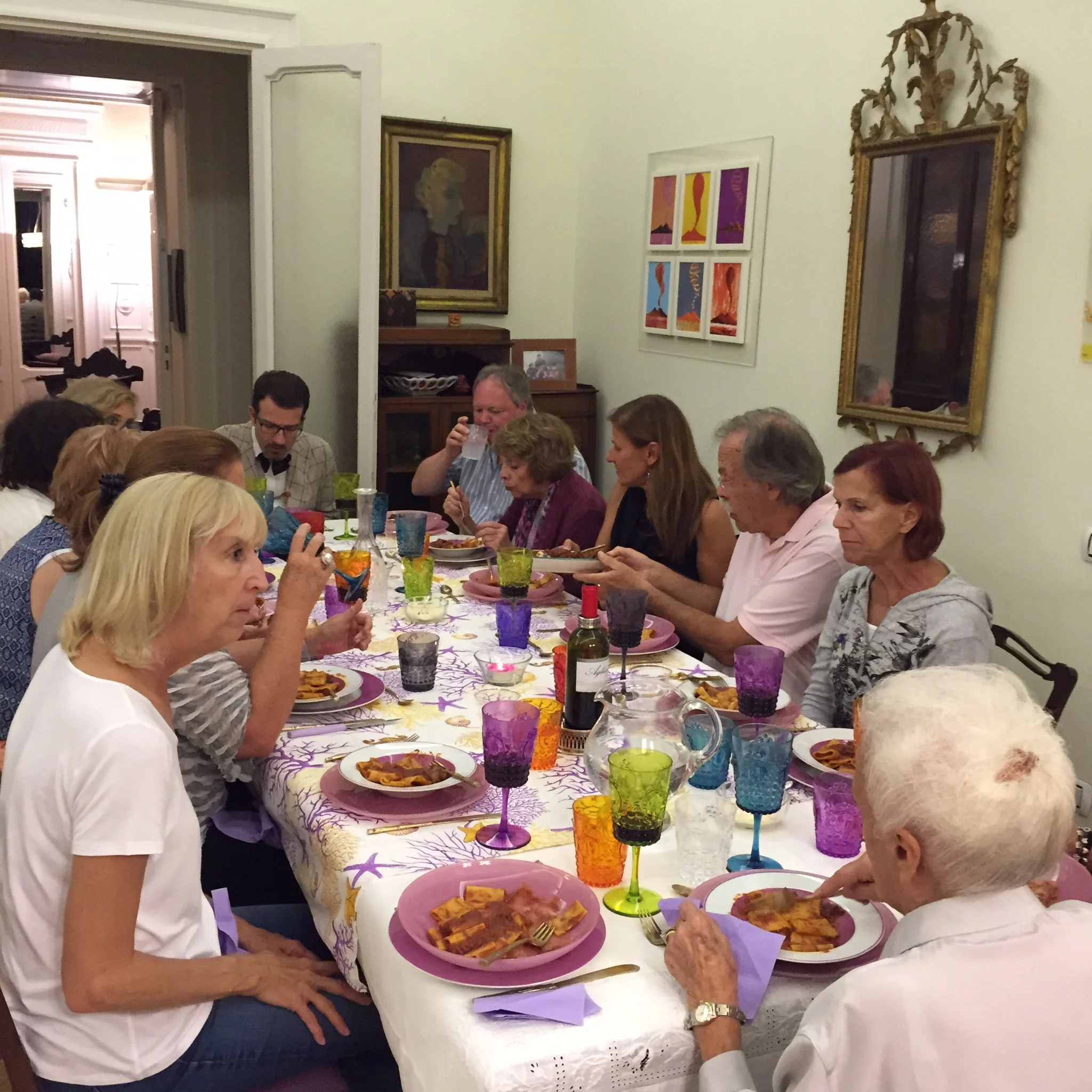 PHOTO TAKEN DURING A TRAVEL ITALIAN STYLE TOUR WHERE WE ENJOYED AN AUTHENTIC MEAL IN AN ITALIAN HOME IN NAPLES!!