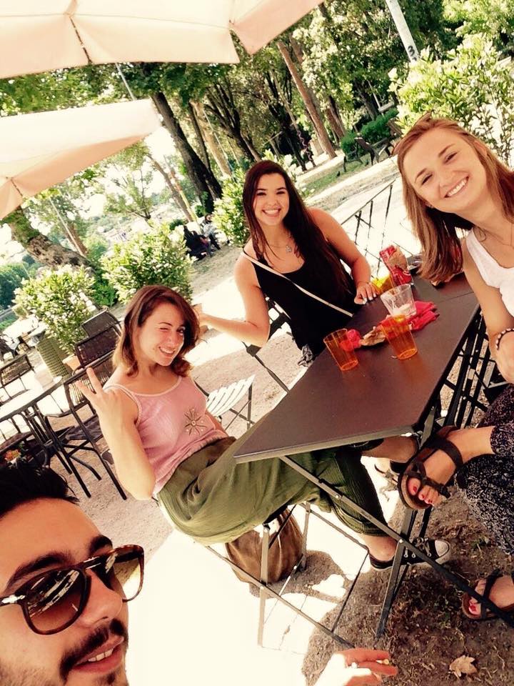 enjoying la dolce vita with my new italian family 