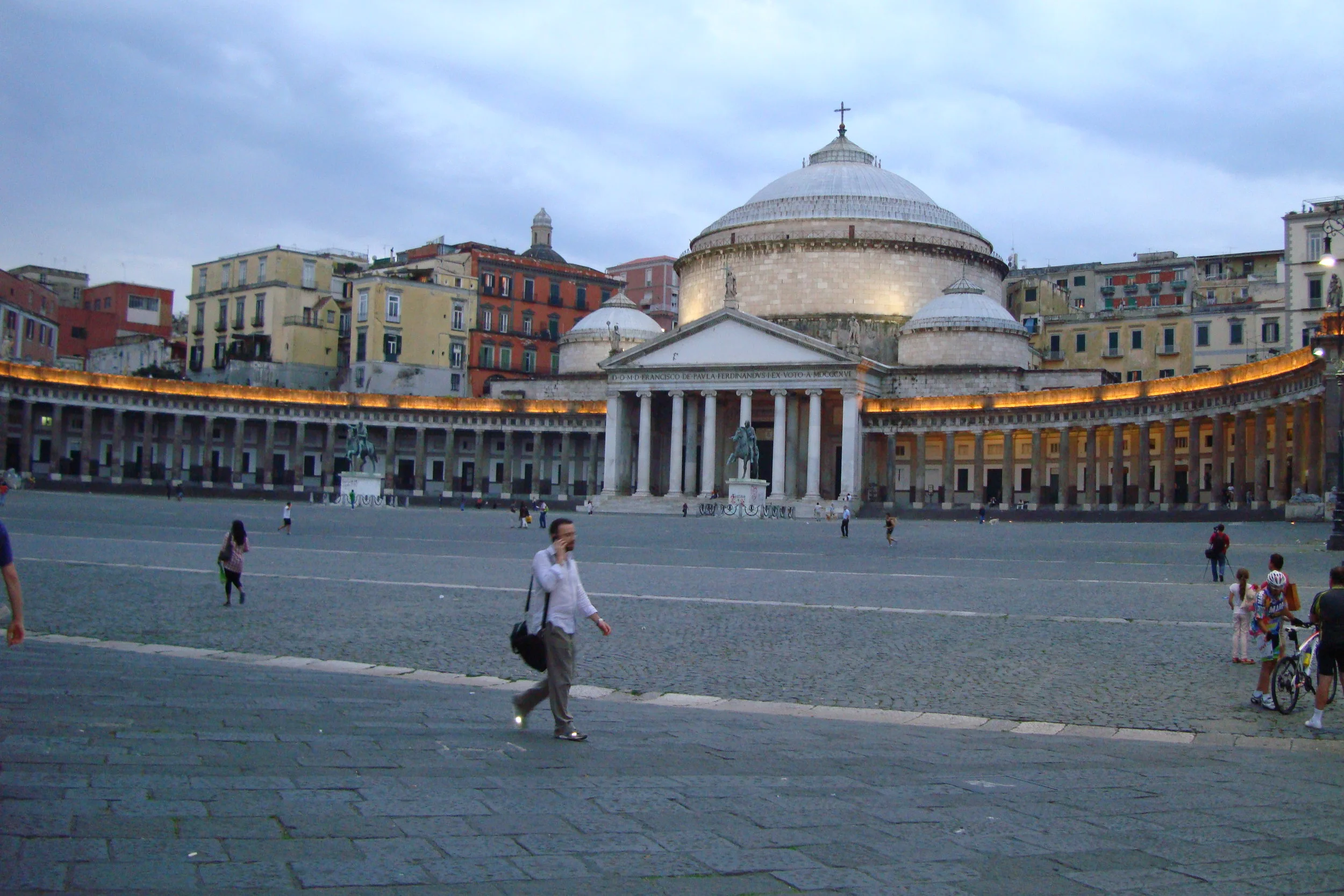 Photo by Travel Italian Style | Piazza del Plebiscito in Naples Italy