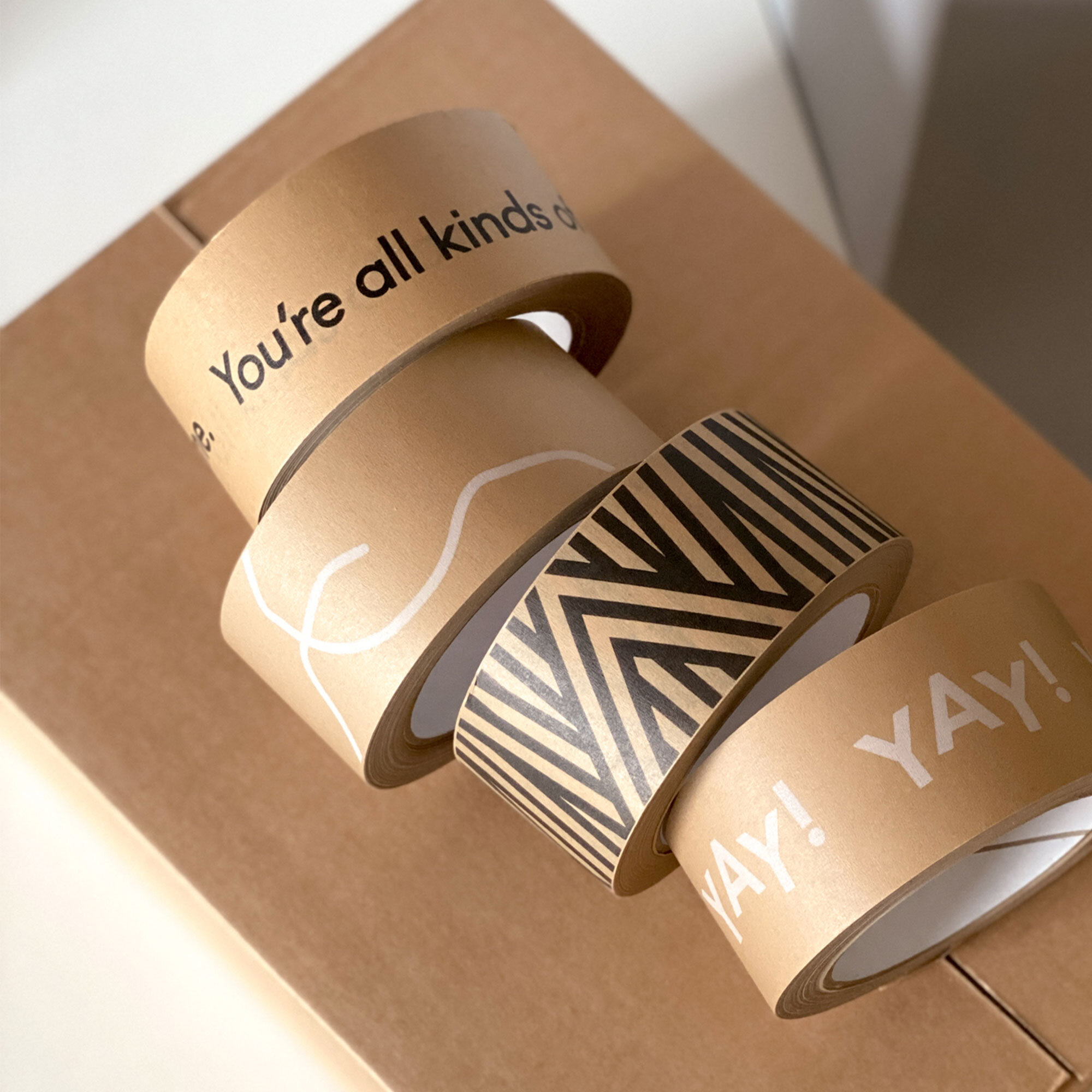 Mix and Match eco-friendly packaging tape 