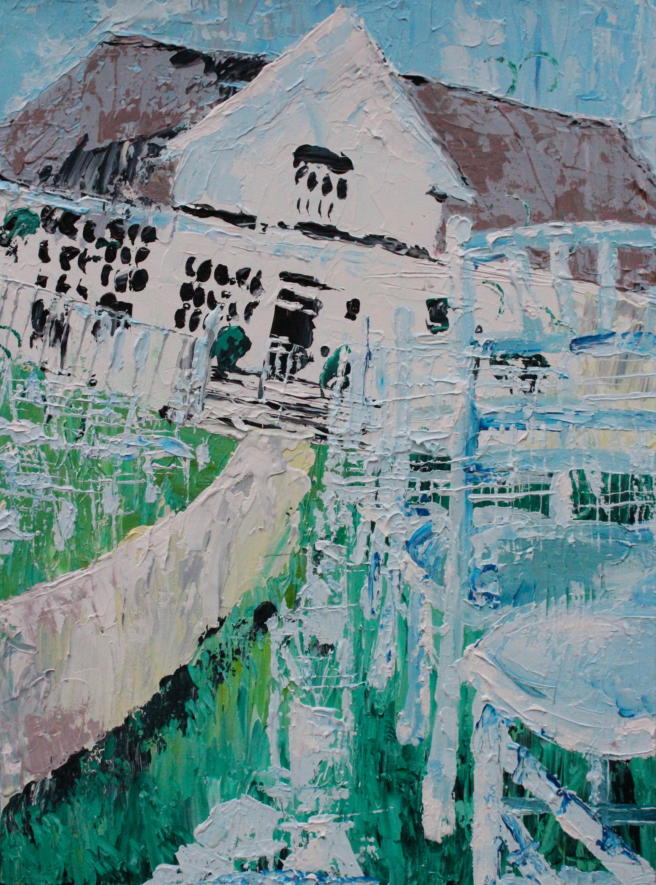 Moments away from forever... - 22' X 30" - Acrylic on Stretched Canvas