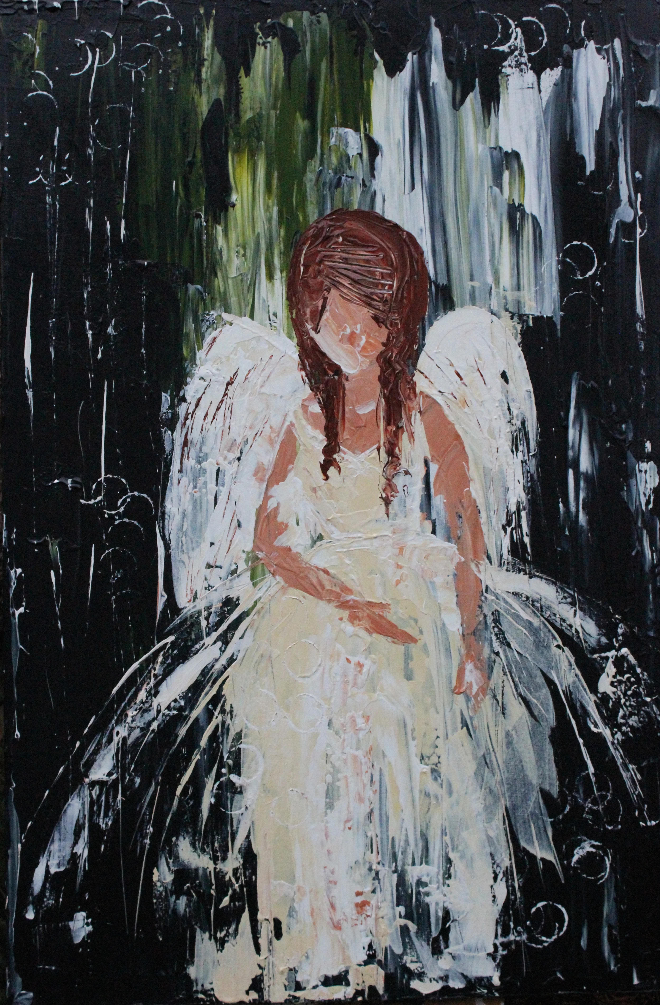 And she will shine shine shine... - 24" X 36" - Acrylic on Stretched Canvas