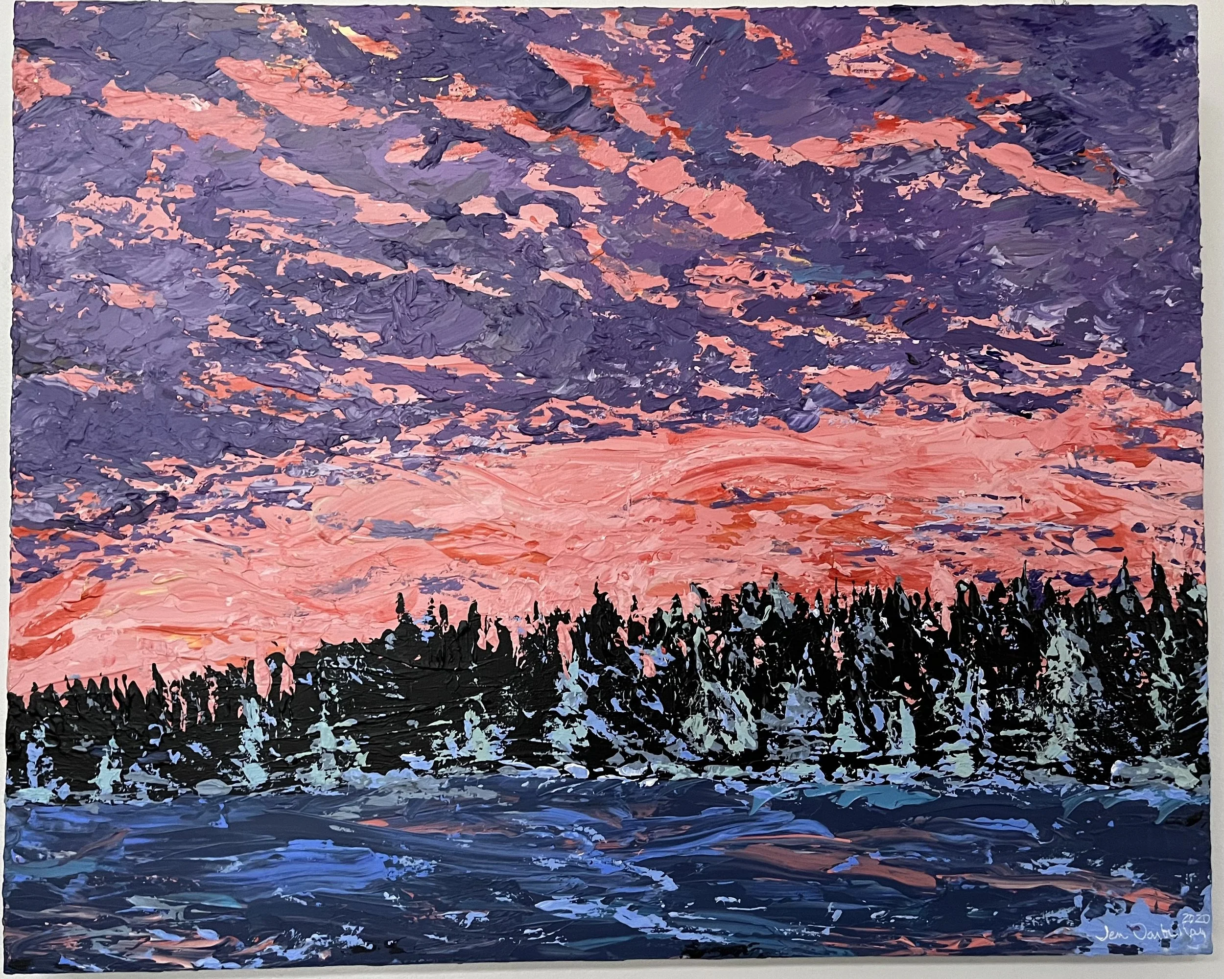 "Pink Skies at Night"