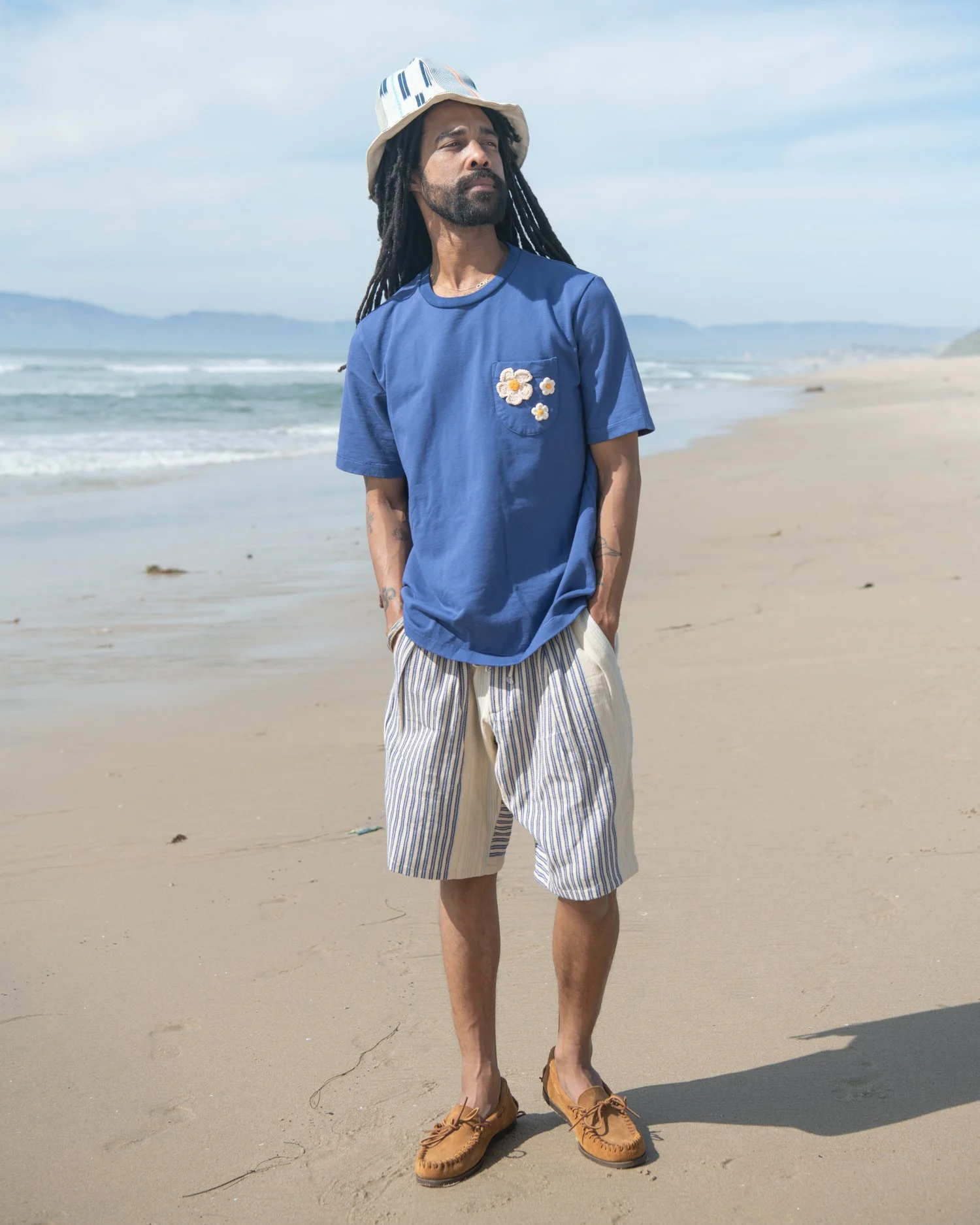 3 Flower Crochet Tee Crafted from 7.5 oz. heavyweight 100% cotton for ultimate comfort and durability