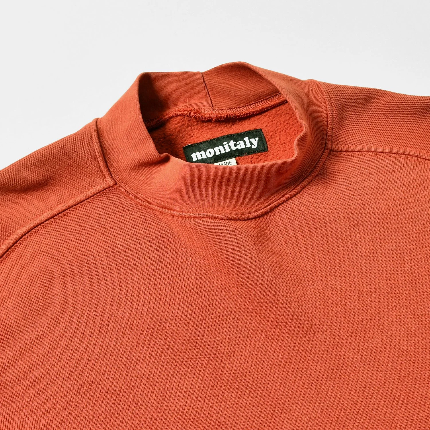Super Russell Mock Neck Sweatshirt 