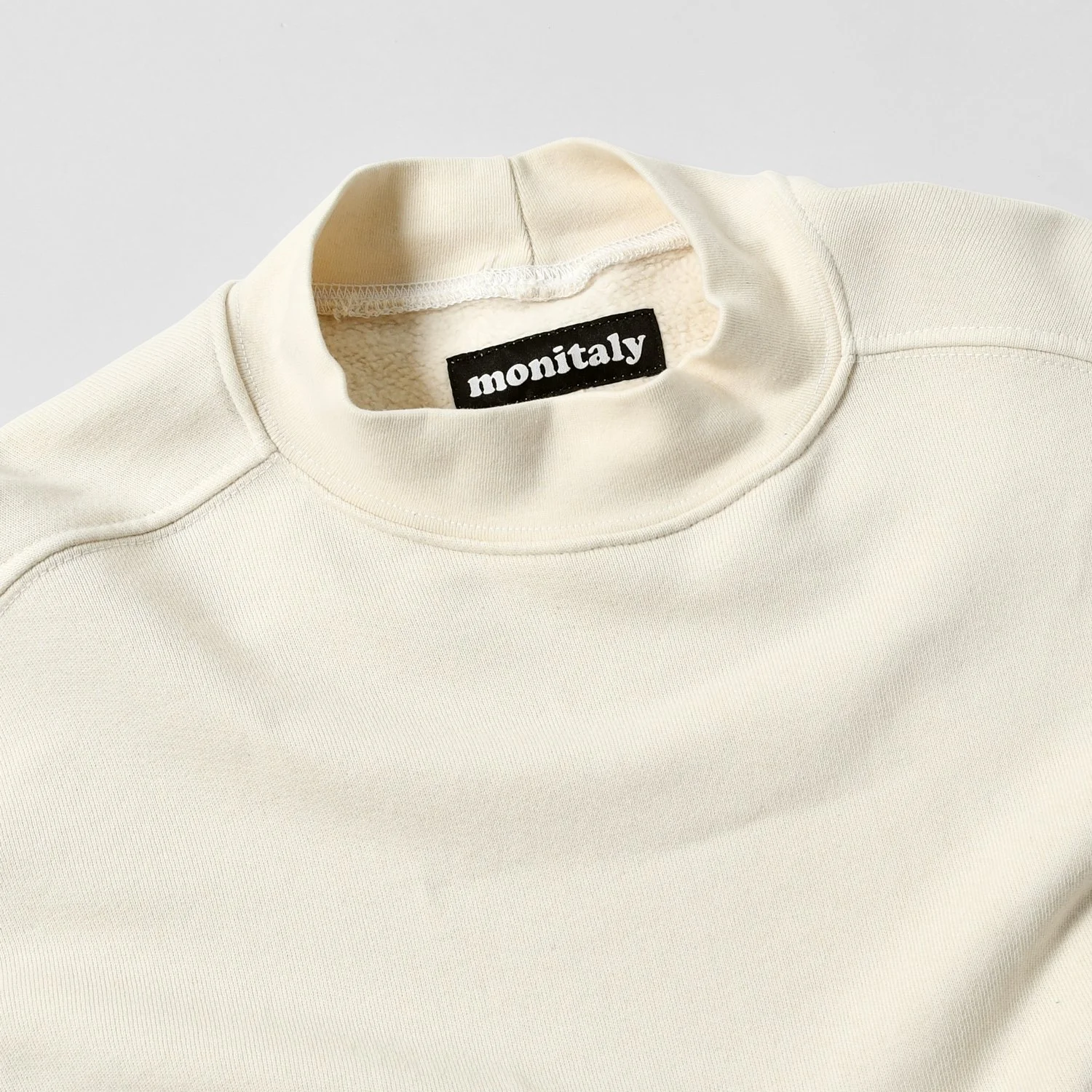 Super Russell Mock Neck Sweatshirt 