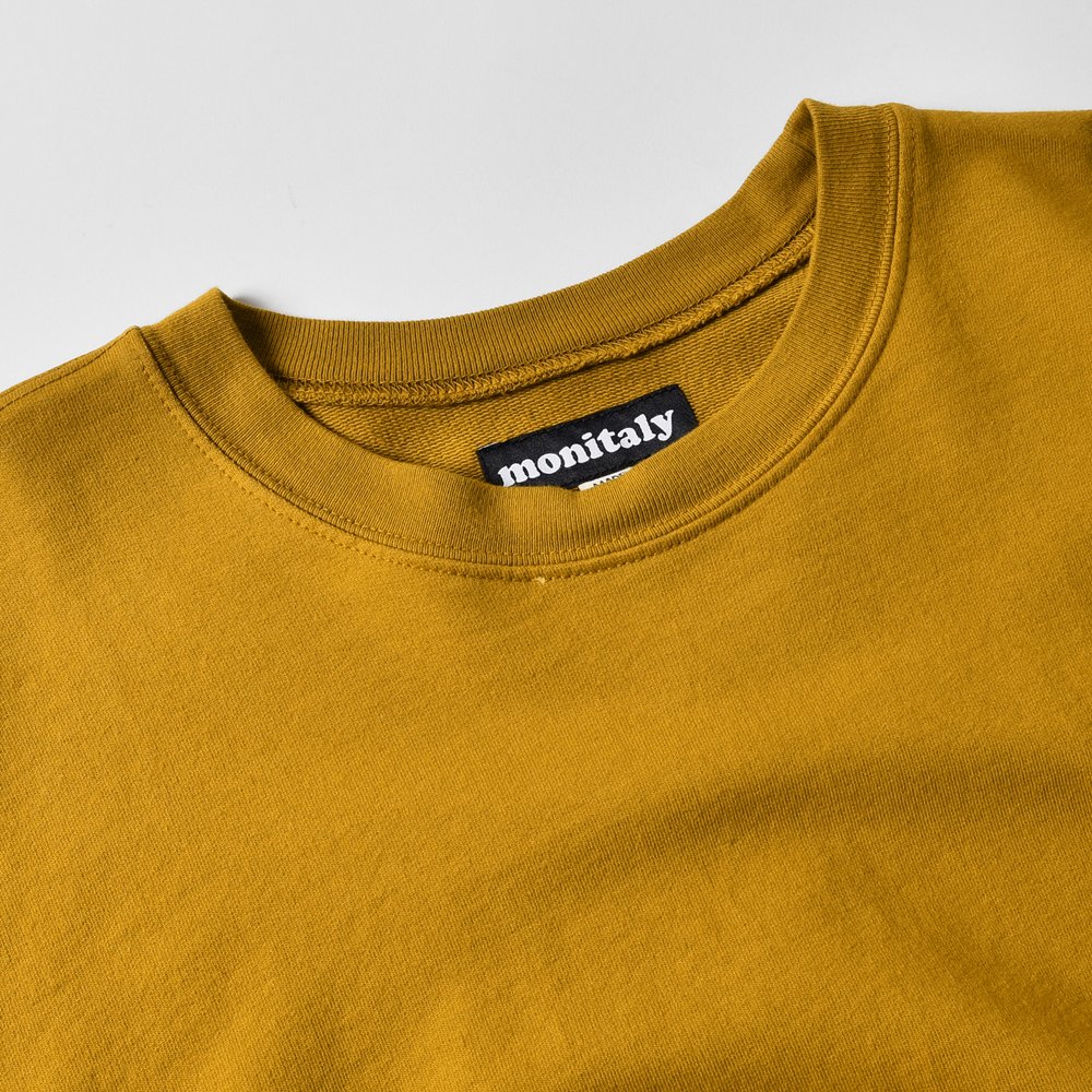 French Cropped Short Sweatshirt - — MONITALY