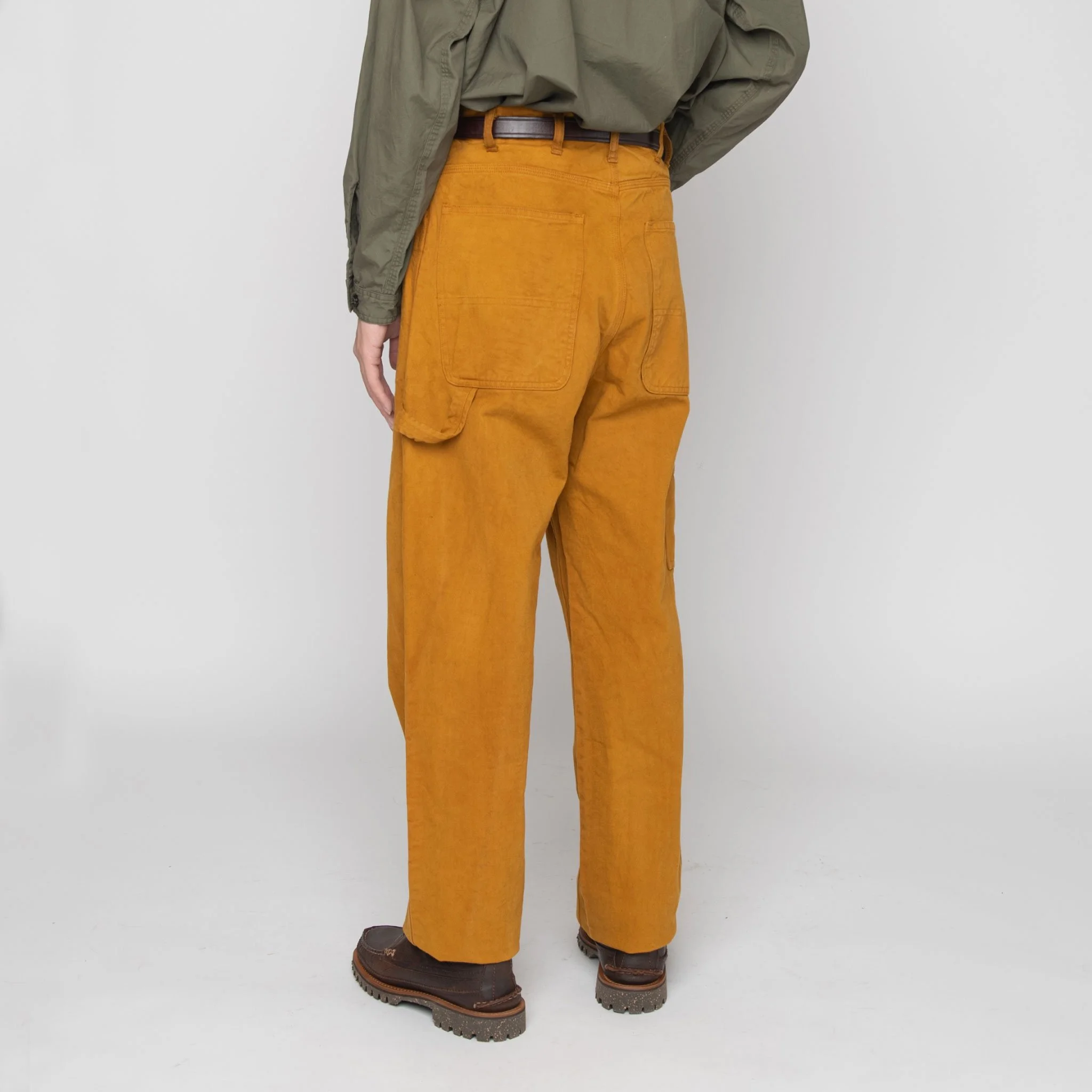 4. Drop Crotch Painter Pants, Mustard, Back.jpg