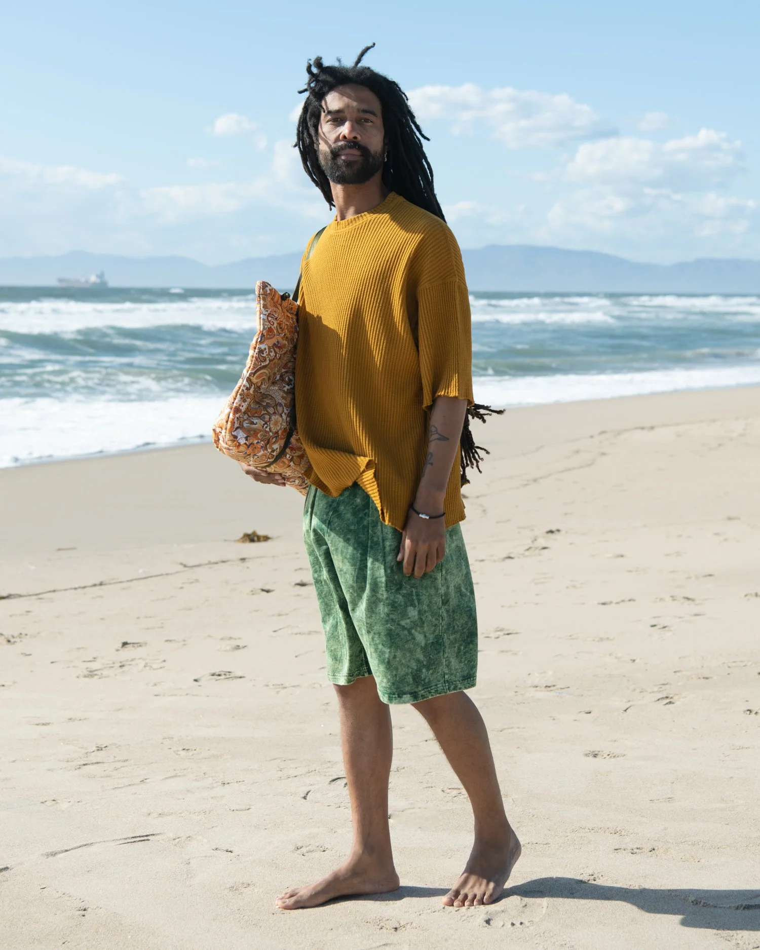 Made from soft French terry fabric, these shorts are as comfortable as they are Luxurious. The pleated design adds a sophisticated touch, making them more than just your average loungewear.
