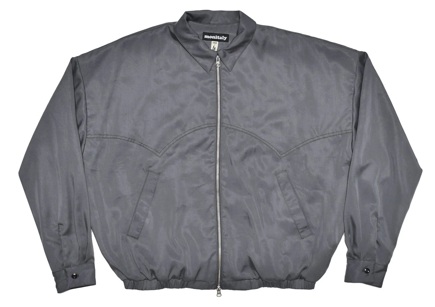 【極美品】モニタリー ウエスタンドリズリージャケット ギャバジン ダブルジッパー MONITALY【Western Drizzler Jacket】