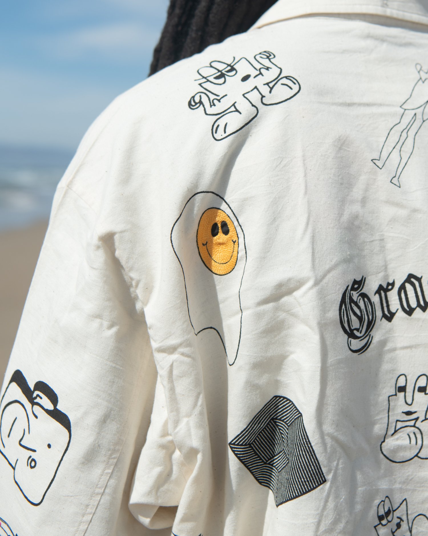KARDO x JACOB WILDER x MONITALY collaboration hand woven Flight jacket