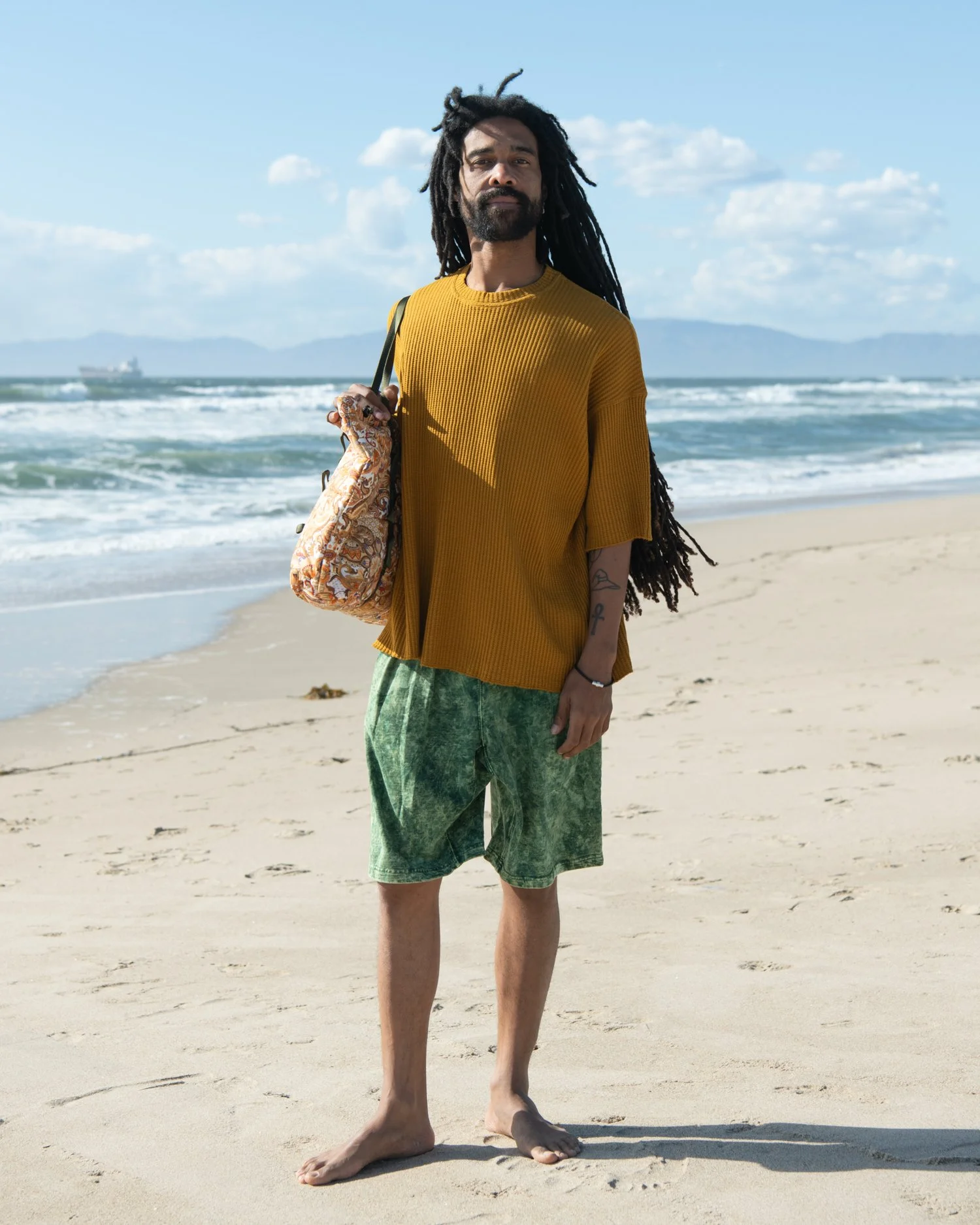 Made from soft French terry fabric, these shorts are as comfortable as they are Luxurious. The pleated design adds a sophisticated touch, making them more than just your average loungewear.