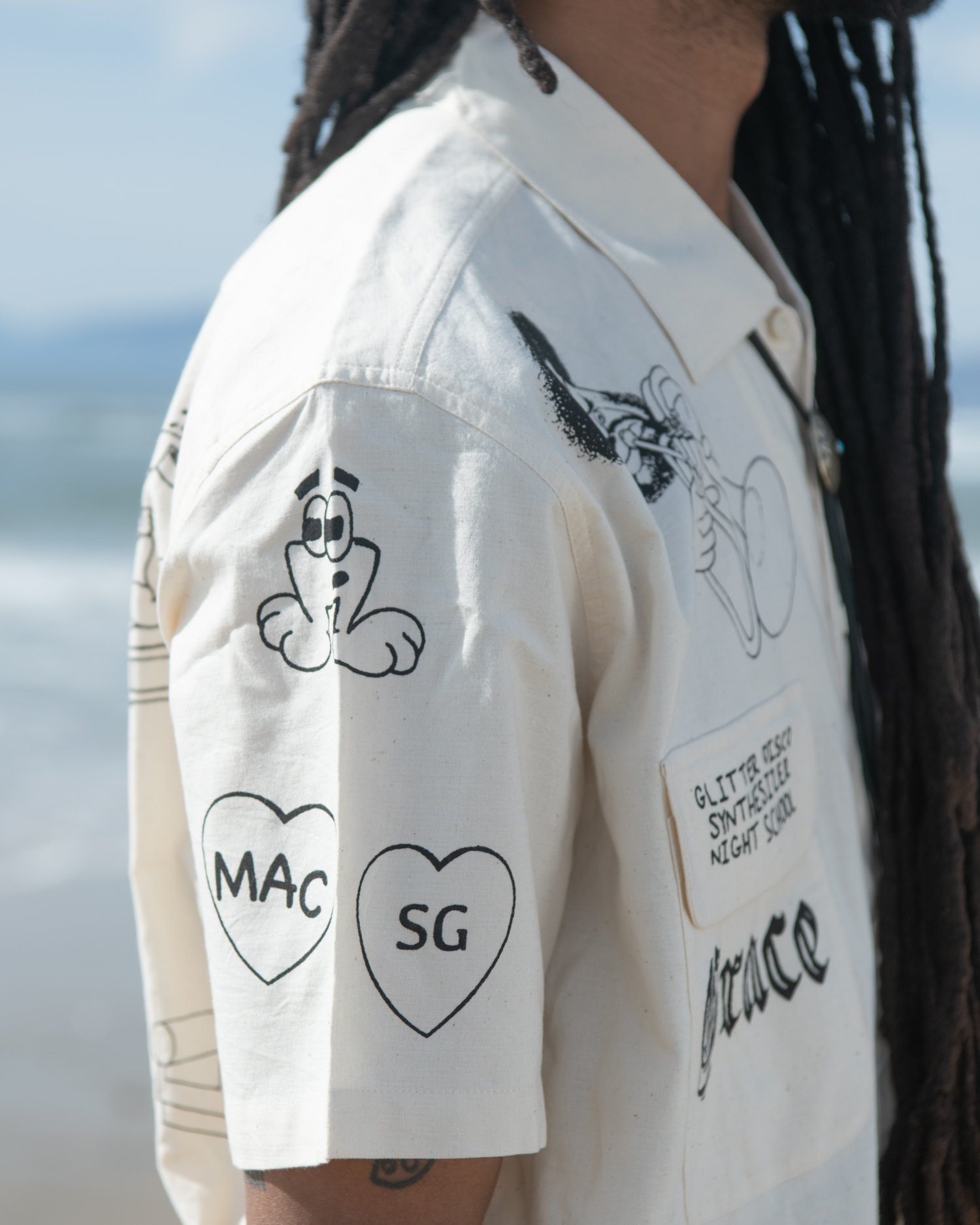 This is part of our KARDO x JACOB WILDER x MONITALY collaboration -A capsule collection fusing art, design, and craftsmanship. Monitaly’s iconic 50's Milano Shirt