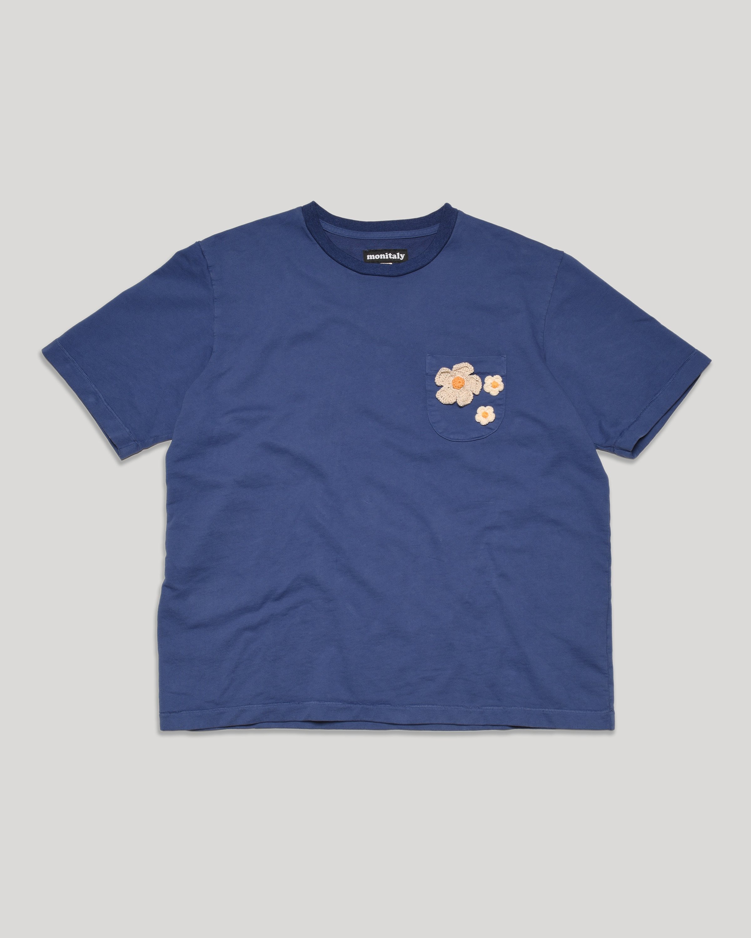 3 Flower Crochet Tee Crafted from 7.5 oz. heavyweight 100% cotton for ultimate comfort and durability