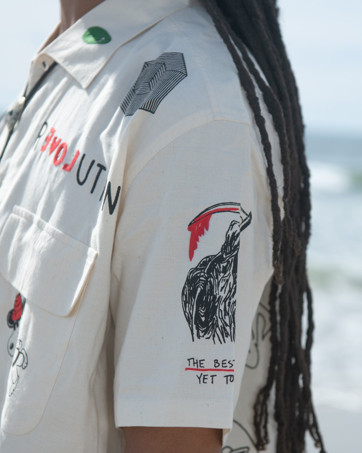 This is part of our KARDO x JACOB WILDER x MONITALY collaboration -A capsule collection fusing art, design, and craftsmanship. Monitaly’s iconic 50's Milano Shirt