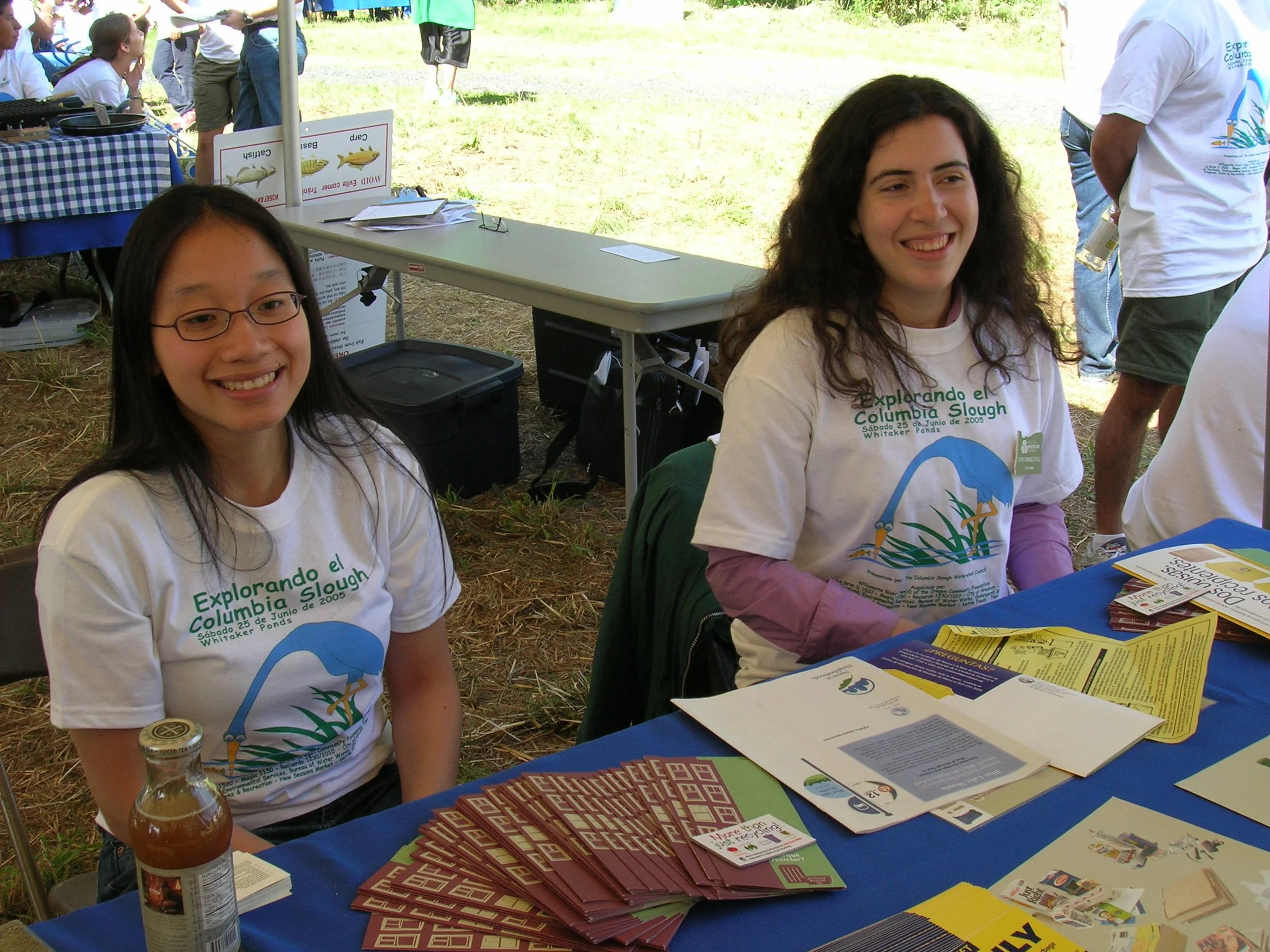 Tabling at Explorando el Slough.JPG