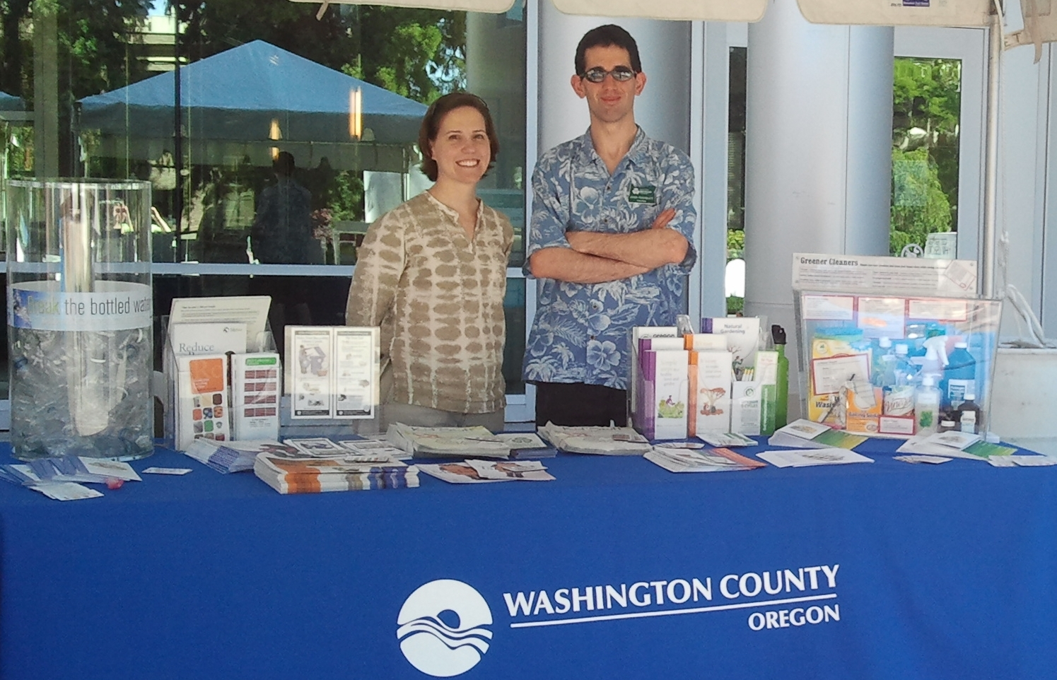 Cindy with classmate Jason Rosenblatt at Celebrate Hillsboro.