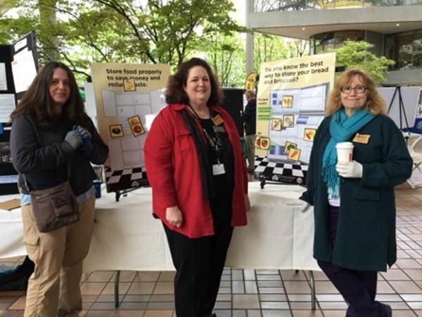 Vicki is center with classmates Jill Natowitz and Nancy Klitch.