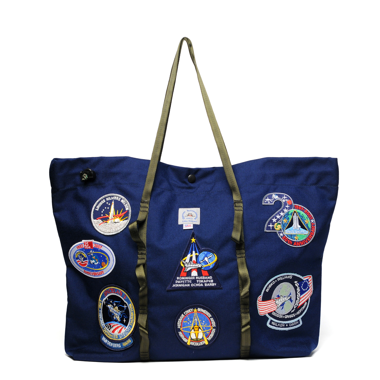 Large Climb Tote with Vintage Nasa Patch - Midnight — Epperson  Mountaineering