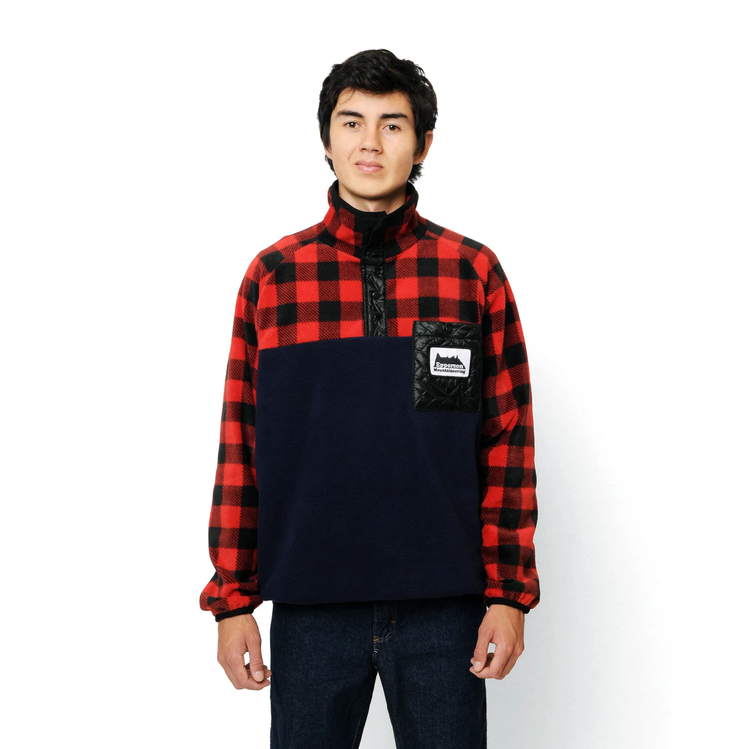 Fleece-Pullover,-Buffalo-Check-Red,-03,-Closed-Front.jpg