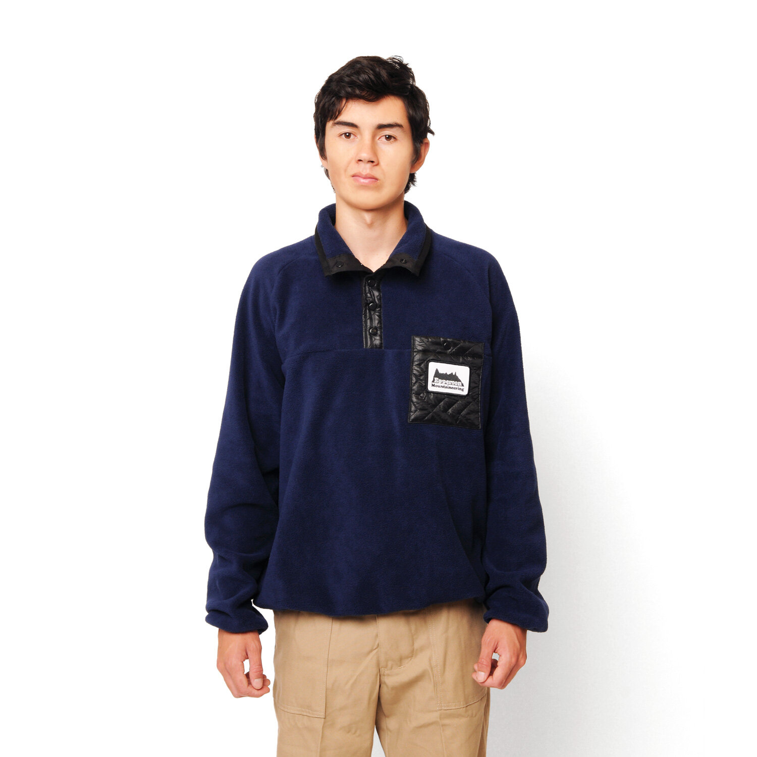Fleece Pullover - Solid Navy — Epperson Mountaineering