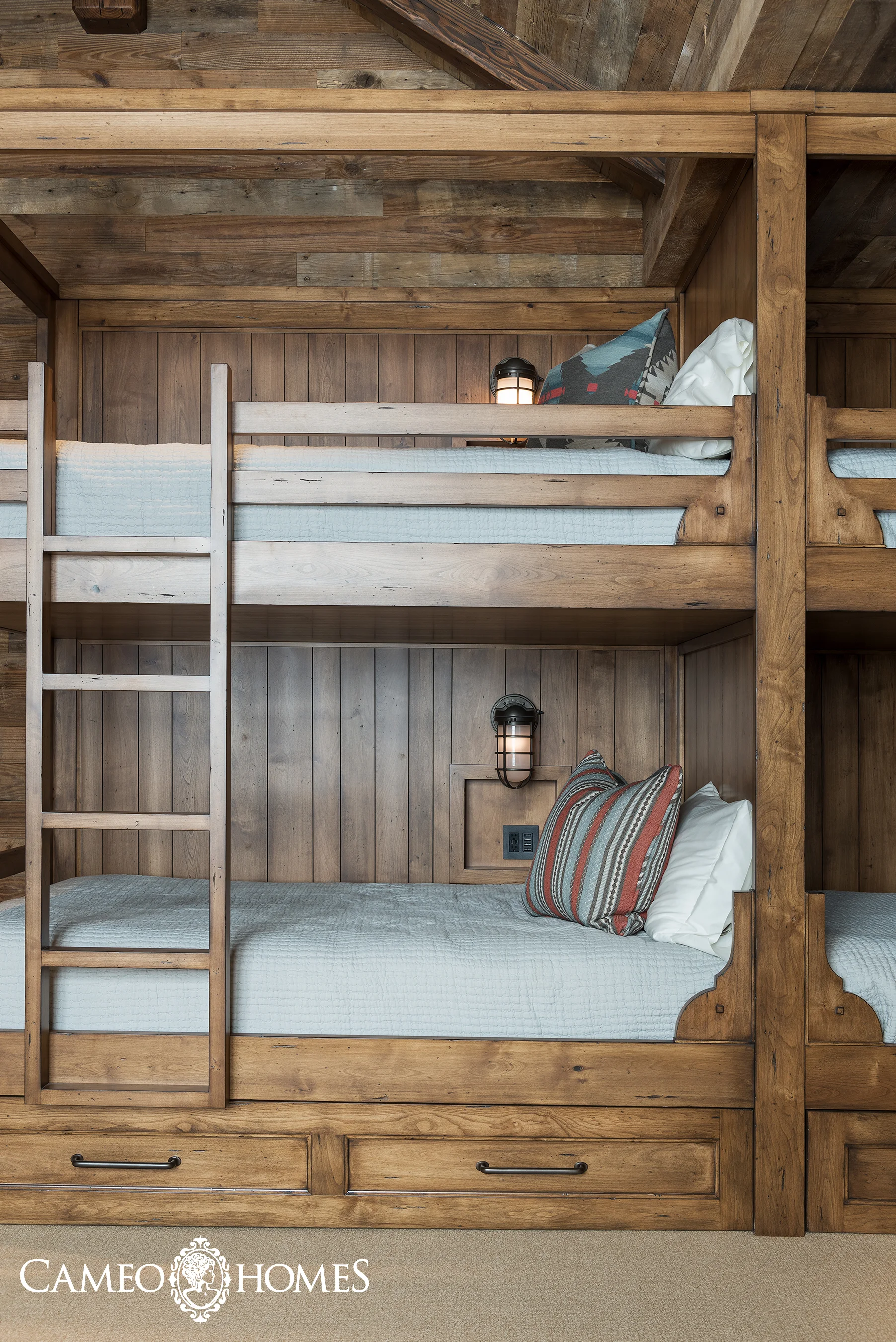 Rustic Bunk Room — CAMEO HOMES