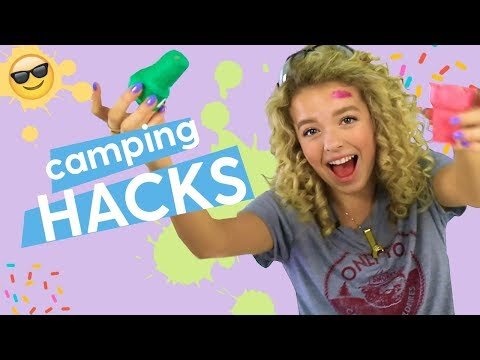 Easy Camping Life Hacks: DIY Camping Plate, DIY Log Coasters, S'Mores Cones | GoldieBlox