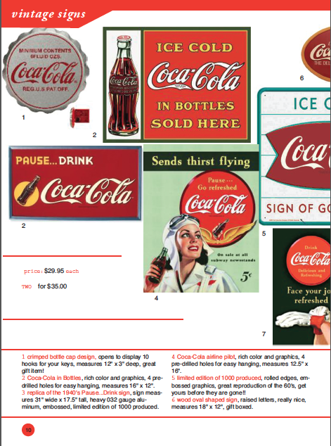 Coke Catalog Inside Spread 1