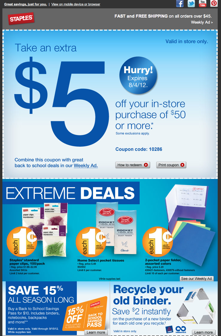 Weekly Ad Email 2