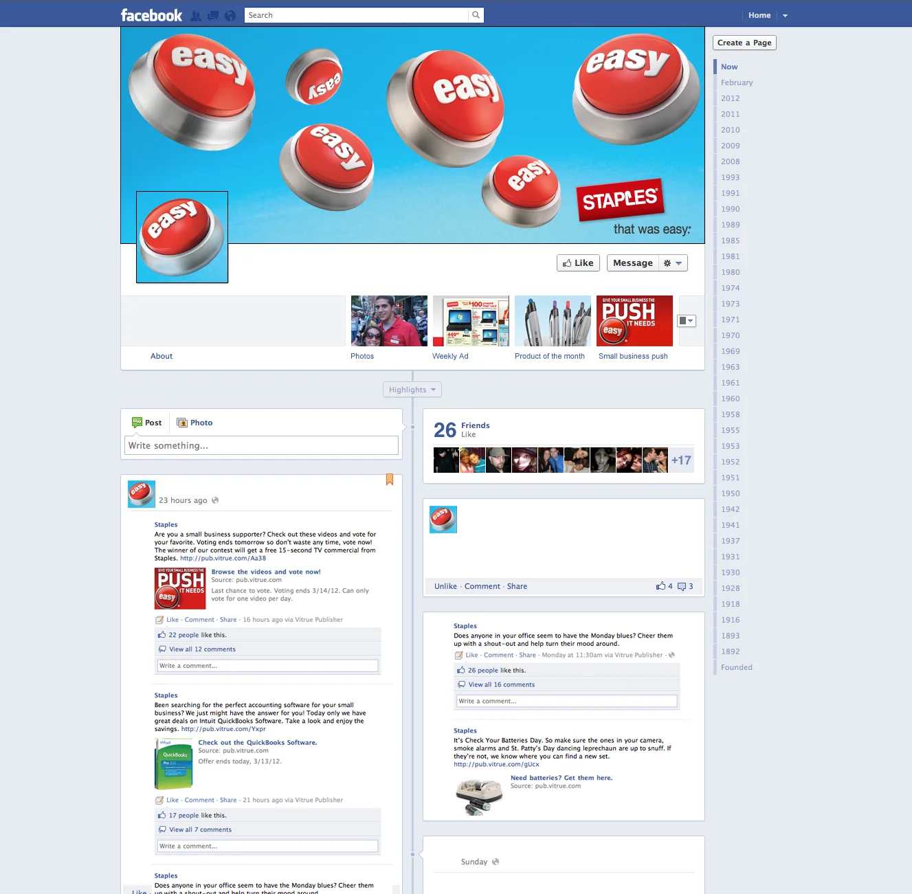 Old Facebook Header and Profile design