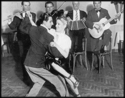 José María Baña "El Pibe Palermo" (kid from Palermo) and Carmen Calderón