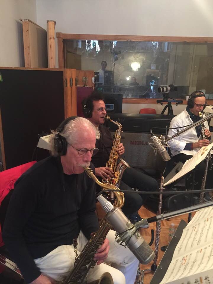Lou Marini, Alex Foster and Lawrence Feldman in the world's best horn section!