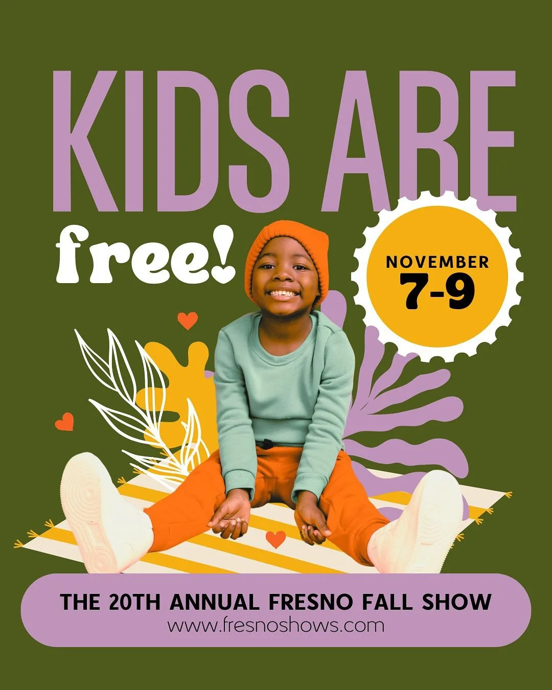 🎉 A weekend the whole family will love: The 20th Annual Fresno Fall Home Show returns Nov 7&ndash;9 at the Fresno Fairgrounds with hundreds of local vendors, hands-on workshops, and FREE admission for children 12 &amp; under.

What&rsquo;s waiting f
