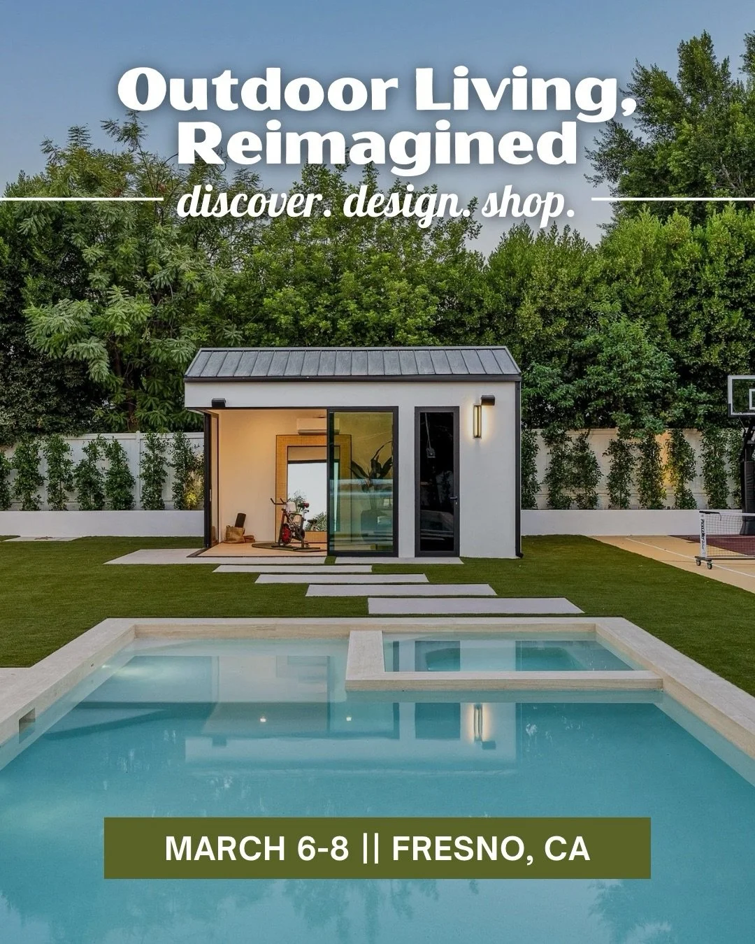 Transform Your Backyard This Spring! 🌴 ☀️ 
Get inspired to upgrade your outdoor space with top backyard products, trusted local pros, and fresh design ideas at the 40th Annual Fresno Spring Home &amp; Garden Show, happening March 6&ndash;8 at the Fr