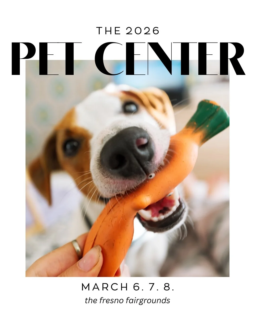 Spoil your pets or adopt your new best friend. 🐶🐱 The 2026 Pet Center is back at The 40th Annual Spring Fresno Home &amp; Garden Show&mdash;featuring 19 local pet vendors + local animal shelters!

🦴 Treats, toys, bandanas &amp; must-haves
🐾 Suppo