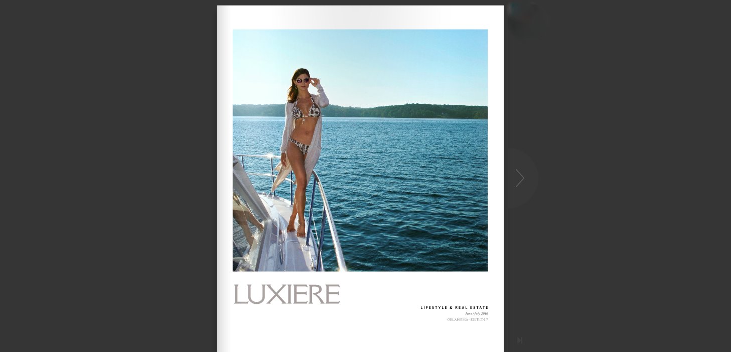 The Cover of LUXIERE Magazine June/July 2016