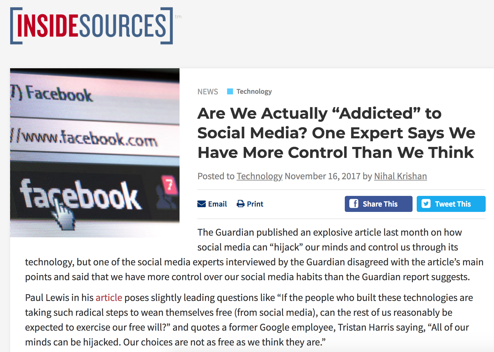    Are We Actually “Addicted” to Social Media? One Expert Says We Have More Control Than We Think   