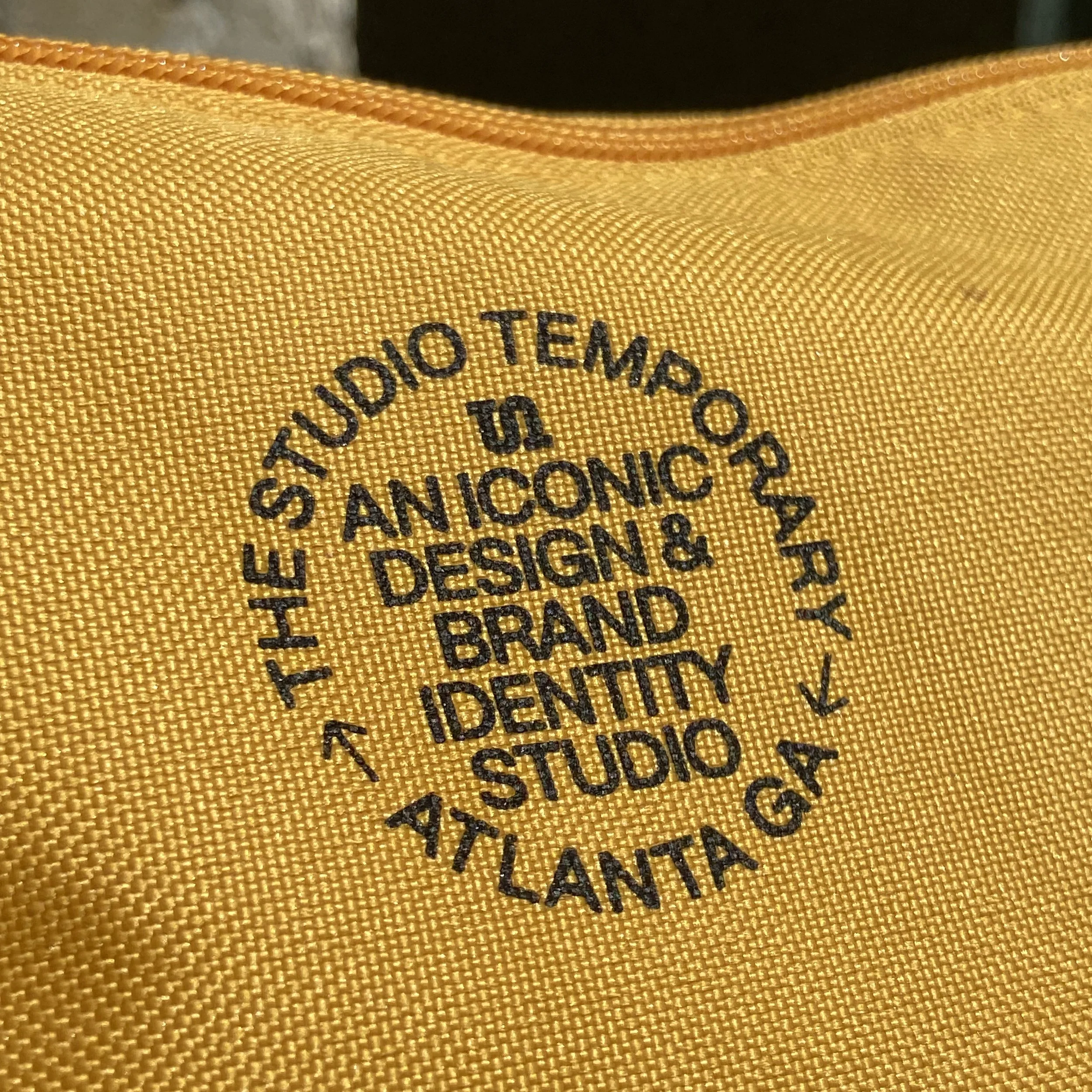 Logo detail on reverse side
