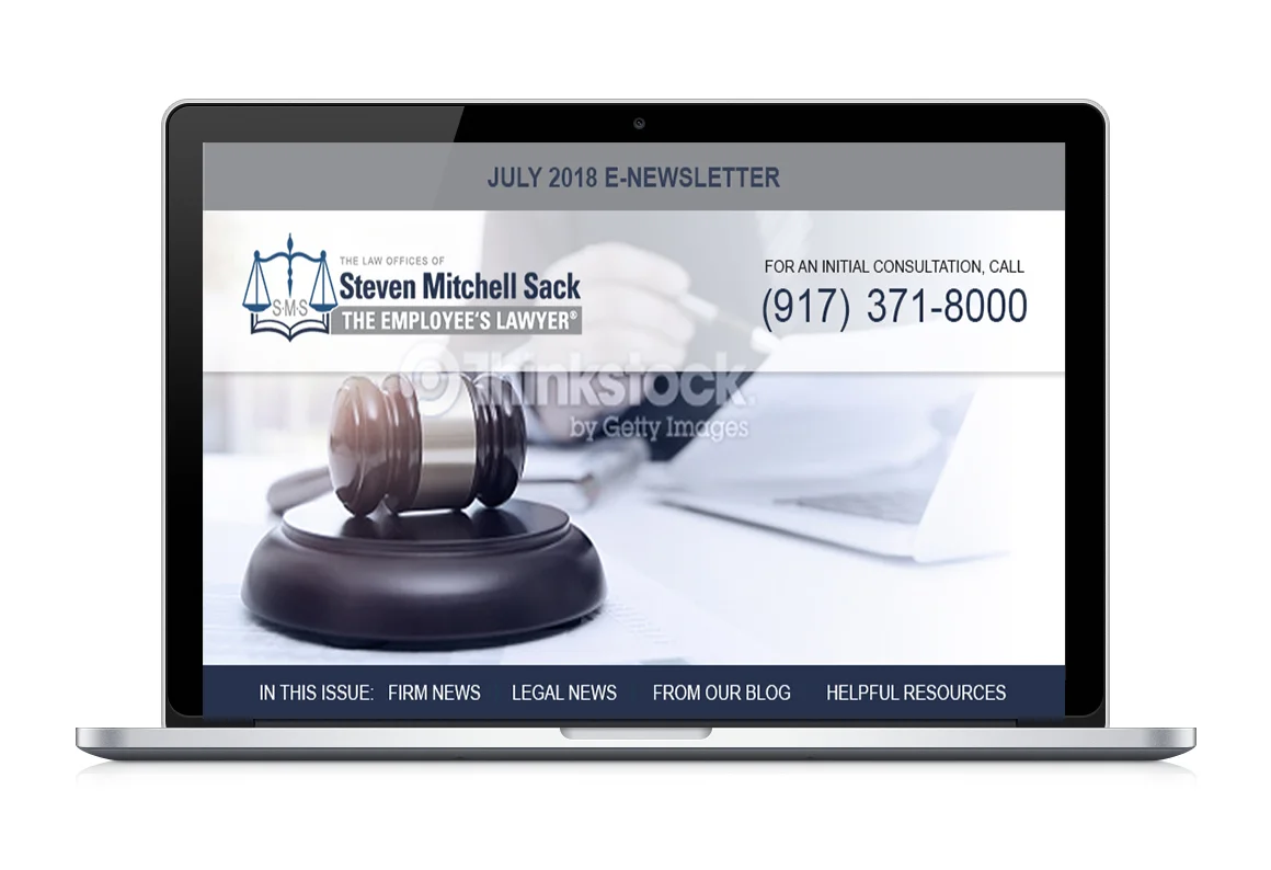 Steven Mitchell Sack E-Newsletter