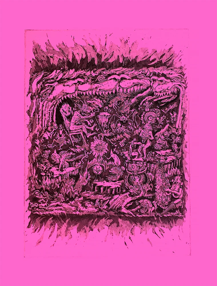 Fuschia Harrowing of Hell V