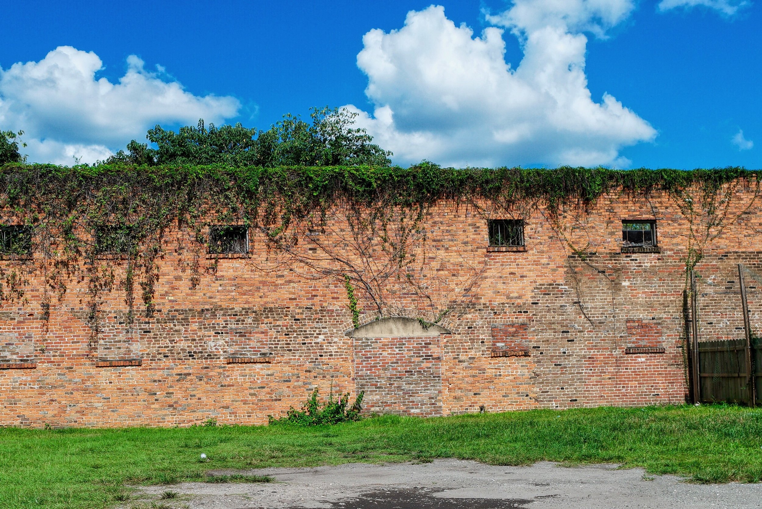 An old abandoned building behind Dauphin St. 