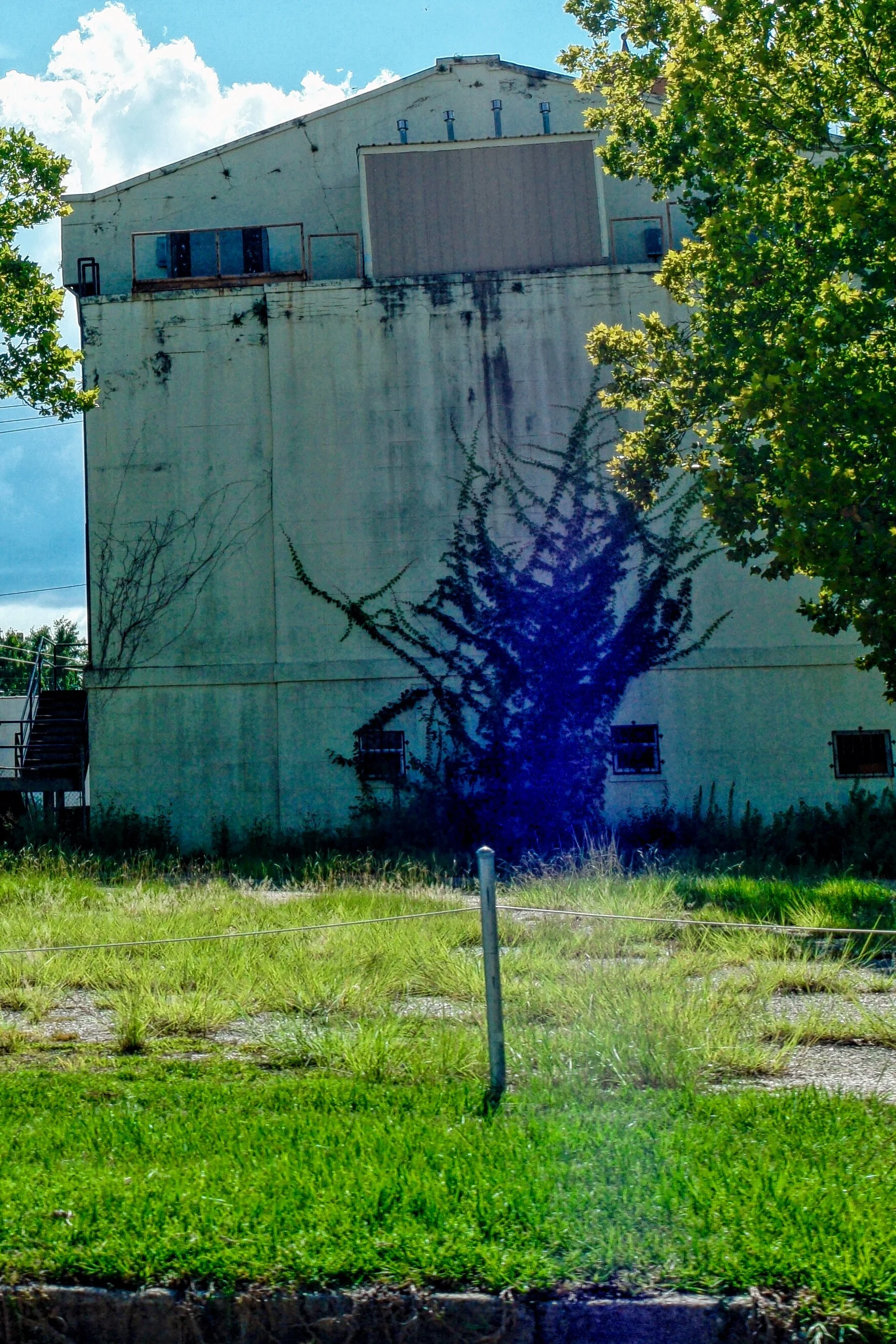 Backside of an old chirch downtown