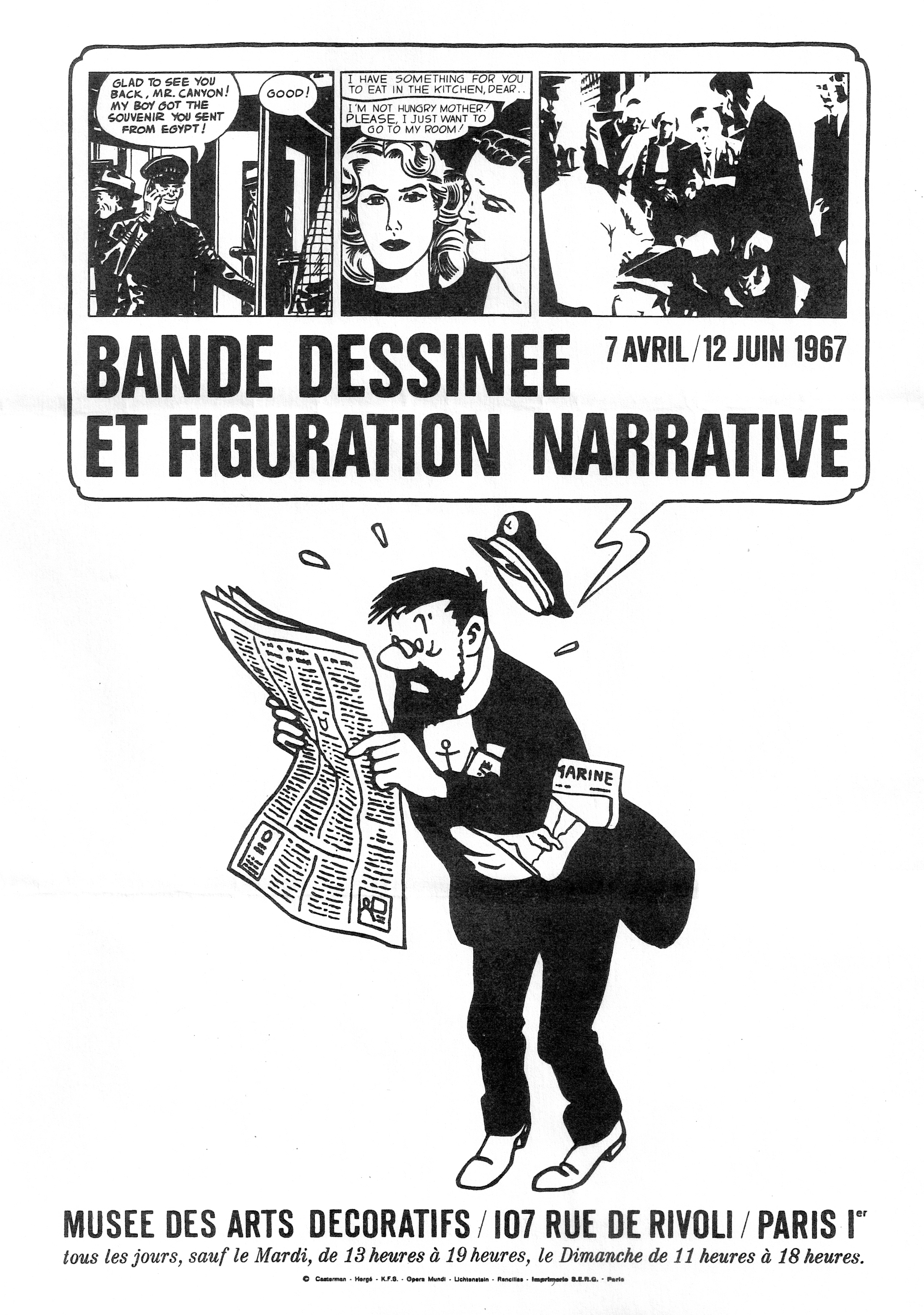 Poster for 1967 exhibition, courtesy of Maurice Horn.