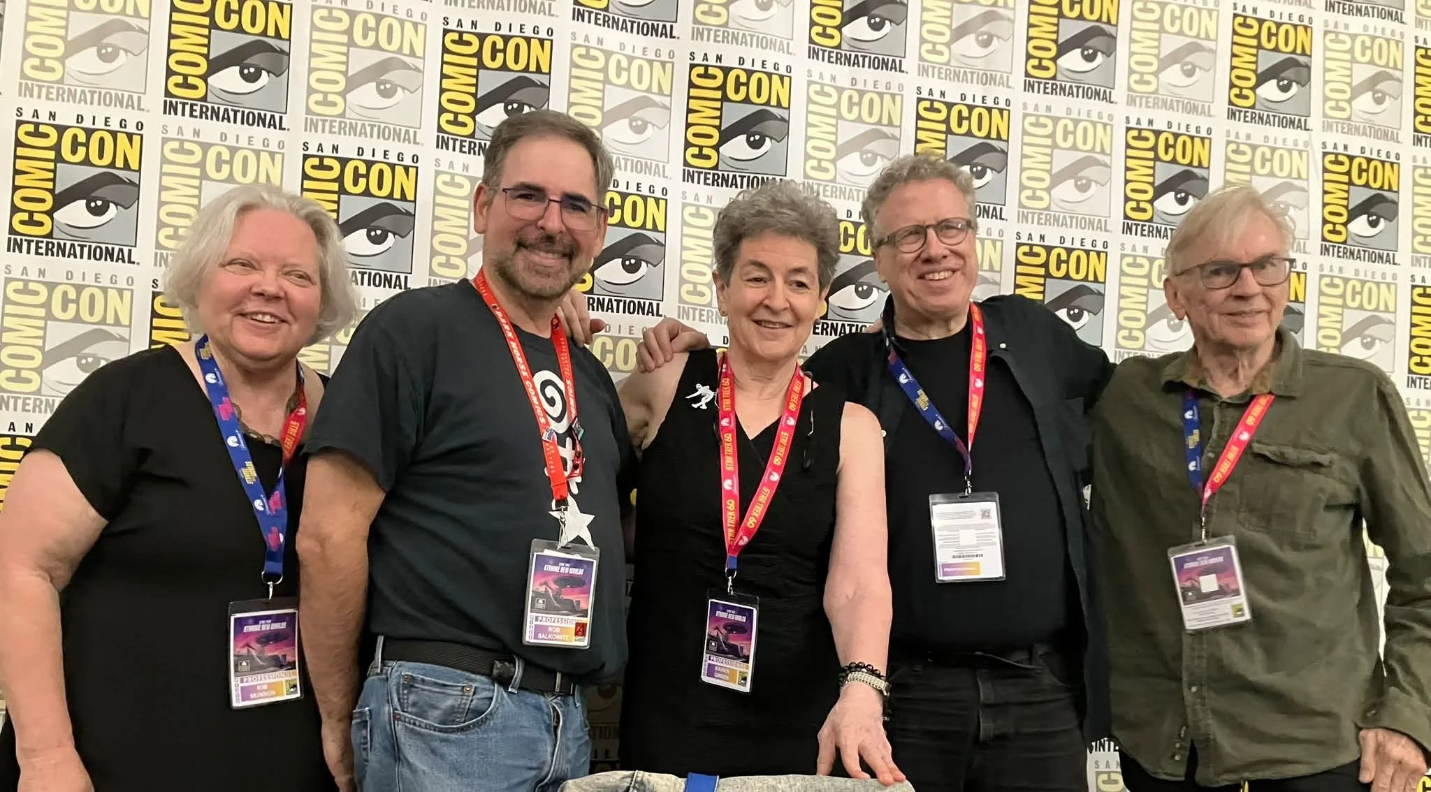  An Oddly Compelling Panel about Denis Kitchen: Kim, Rob Salkowitz, Karen Green, Danny Fingeroth, Michael Dooley. Photo by Eunice Vertegen. 